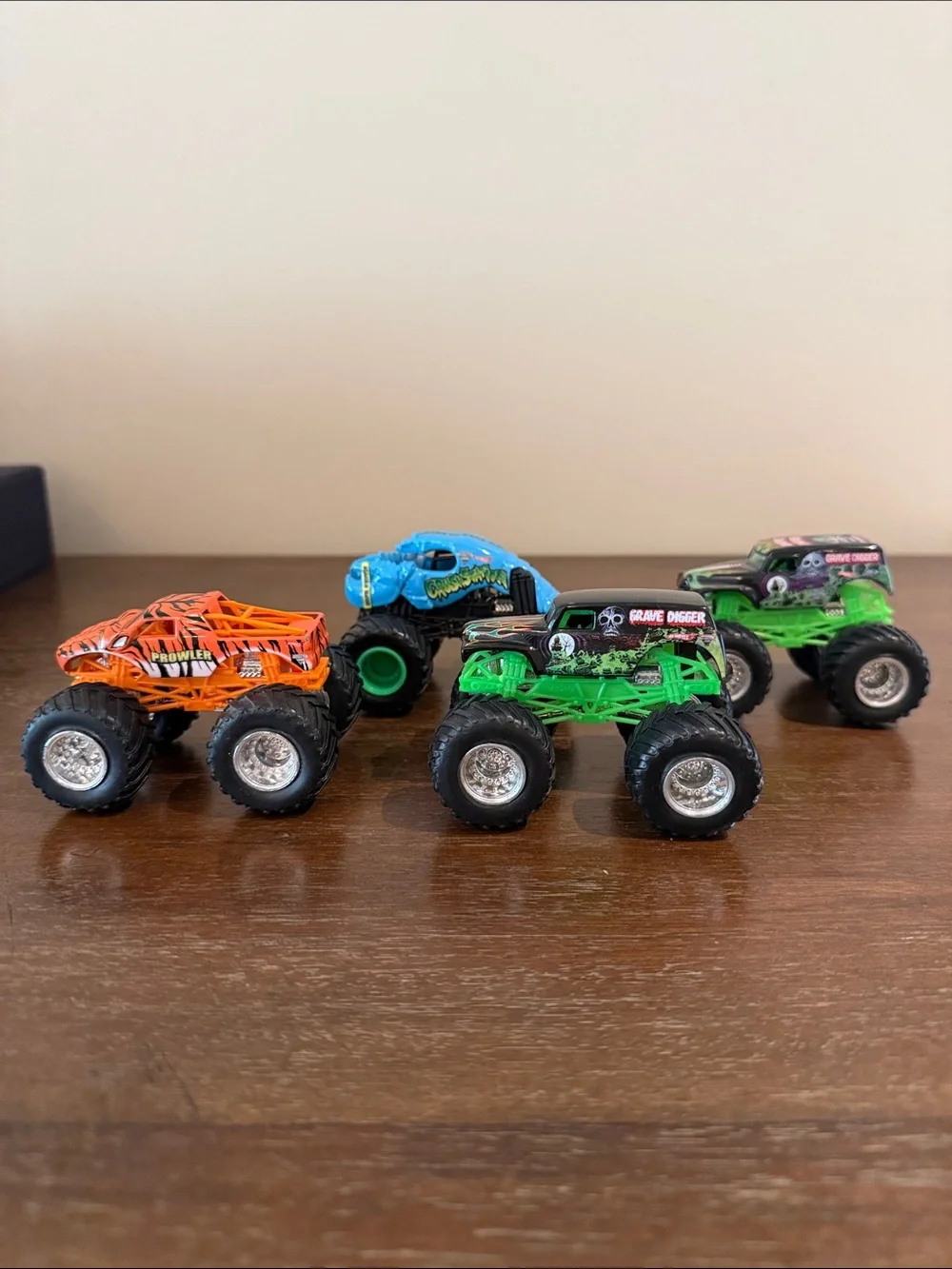 Monster Jam Diecast Monster Trucks Crushstation, Grave Diggers and Prowler